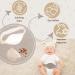 Baby Colic Relief for Newborns | 100% Cherry Seed Heated Tummy Wrap & Swaddling Belt Natural Soothing & Calming Solution (Beige - Buy Online on GoSupps.com