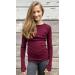 Organic Merino Wool Kids Thermal Long Sleeve Top - Natural Warm Base Layer | Unisex 4 Charcoal - Buy Online on GoSupps.com