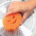 Kitchen Cleaning Sponge - Halloween Pumpkin Shape Scrub Sponge Cleaner | Absorbent Non-Scratch Dish Sponge for Dishes Pots Pans | Multipurpose Kitchen Accessories for Effective Cleaning All at Once Orange Color - Buy Online on GoSupps.com