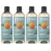 sarcia.eu ITINERA Hair Renewal Shampoo with Sicilian Bitter Orange 95% Natural Ingredients 370ml Pack of 4