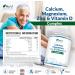 Calcium Magnesium Zinc & Vitamin D Supplement - 365 Vegetarian Tablets - 6 Month Supply - UK Made - Nu U Nutrition - Buy Online on GoSupps.com