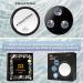 MIYADIVA 20x Magnifying Makeup Mirror with Suction Cup - 5 Black Magnified Mirror - Buy Online on GoSupps.com