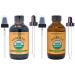 PRIME NATURAL Organic Tamanu Oil (4oz) & Organic Marula Oil (4oz) Bundle - USDA Certified - Cold Pressed Virgin Unrefined Vegan For Face Hair & Skin Care - Natural Moisturizer