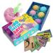 Dino Hatch Bath Bombs for Kids with Surprise Dino Capsule Inside - Dinosaur in Each Fizzy - with Learning Cards - Kids Bath Bombs & Toys Inside for Girls & Boys