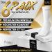 Canzt White Crew Socks - Tennis Socks for Men & Women | Set of 6 | Size 43-46 | Premium Cotton - Buy Online on GoSupps.com
