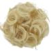 CAISHA by PRETTYSHOP Large Hairpiece Scrunchy Instant Updo Curly Messy Bun Platinum Blonde G11E platinum blonde #613B G11E