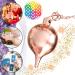 Radiesthesia pendulum water drop - Esoteric pendulum/oracle - Copper-colored brass - Geobiology magnetizer - 26 gr - Rose Gold