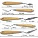 AebDerp 5-Piece Big Palette Knife Set for Oil, Canvas & Acrylic Painting - Wooden Handle Spatula Shovel Paint Knives (P1) - Buy Online on GoSupps.com