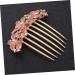 Angoily Womens Barrettes for Hair Wedding Hair Clip Flower Hair Accessories Hair Gems for Women Prom Hair Accessories Women Headpiece Bridal Tiara Pink Hair Piece Diamond Bride - Buy Online on GoSupps.com