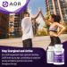 AOR Coenzyme Q10 100mg 120 Capsules - Ubiquinol CoQ10 Supplement - High Potency Antioxidant Properties - Promotes Heart Wellness & Vitality - Supports Cellular Energy Production & Overall Well-Being - Buy Online on GoSupps.com