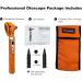Cross Canada 11-092 Physician Fiber Optic LED Pocket Otoscope Diagnostic Set Professional Otoscope for Physician Medical Student Nursing Student Doctor Nurse (Tangerine) - Buy Online on GoSupps.com