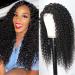 BESTUNG Curly Lace Front Wigs Black Loose Curly Lace Glueless Wig Synthetic Heat Resistant Fiber Hair for Black Women Long Curly Lace Front Wigs 22 Inch 24" black curly