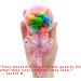 JC Hummingbird Pink Fillable Baby Rattle Party Favors with Decorative Bear & Ribbon - 12 Pieces - Buy Online on GoSupps.com