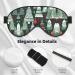 Christmas Trees Print Ultra-Soft Light-Blocking Eye Mask | Buy Internationally for Comfort & Restful Sleep - Buy Online on GoSupps.com