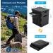 XL Portable Toilet for Adults - Foldable Camping Potty with Phone Shelf, Toilet Paper Holder - Waterproof Porta Potty for Camping, Hiking, Road Trips - Black - Buy Online on GoSupps.com