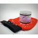 AL HOOR Moroccan Black Olive Soap Infused In Eucalyptus Oil + Kessa Glove - Deep Acne Cleansing & Dead Skin Cells Remover (Lavender)