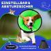 Supet Dog Leak Protection Breaker Collar - Adjustable Soft Neck Band Breathable & Eco-Friendly 4XL (47-53cm) - Post-Op Recovery Solution in Black - Buy Online on GoSupps.com
