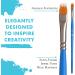 Princeton Select Artiste 3750 Paint Brush - Filbert Grainer, 1/4 Inch - Acrylic, Watercolor, Oil - Buy Online on GoSupps.com