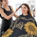 Waterproof Barber Cape - Sunflower & Cheetah Haircut Bib | Unisex Hair Cutting Cape for Men - International Shipping Available - Buy Online on GoSupps.com