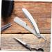 Didiseaon Stainless Steel Razor Spatula & Eyebrow Trimming Tools - Precision Manual Shavers for Men - Durable 304 Stainless Steel Blades & Holders - Buy Online on GoSupps.com