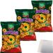 Funny-Frisch Peanut Donuts Caramel Style sweet & salty 3-pack (3x110g bag) + usy Block