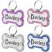 Personalised Dog Tags for Pets Engraved UK Dog Tag Glitter ID Tags for Dogs with Any Name & Text Custom Bone Stainless Steel Dog Name Tag for Pets Puppy Dog Cat Furry Friend(Pink S Bone) - Buy Online on GoSupps.com