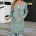 Gefomuofe Cardigan Women's Long Cardigan Lightweight Loose Cardigan Long Cardigan Women's Lightweight Loose Casual Cardigan Sun Protection Shirt Holiday Beach Blouse L Mint Green - Buy Online on GoSupps.com