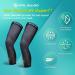 Vital Salveo Compression Sports Full Leg Sleeve - Thigh & Calf Support for Basketball (1 Pair Grey X-Large) - Recovery & Pain Relief - Buy Online on GoSupps.com