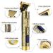 Vintage Gold Hair Trimmer for Men - Professional T Outliner Detailer Clippers | Cordless Barber Trimmer for Bald Head and Beard Edging - Buy Online on GoSupps.com