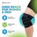 BODIVITALS Adjustable Knee Brace for Men & Women | Knee Compression Sleeve for Pain Relief | Side Stabilizers for Weightlifting | Universal Blue Support - Buy Online on GoSupps.com