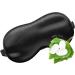 liebesfreunde 100% Real Silk Eye Mask - Comfortable Sleep Mask for Men & Women - Soft Blindfold in Black - Buy Online on GoSupps.com