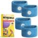 Motion Sickness Bands/Acupressure Nausea Wristband for Nausea Sea Sickness Wristbands for Natural Relief of Morning Sickness Dizziness Anxiety Motion Sickness(Car Sea Flying Travel Sickness) Blue+blue 2 Pair