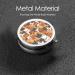 Orange Cats Portable Metal Pill Box - Round Mini 3-Compartment Organizer for Travel - Ideal for Small Pills - Buy Online on GoSupps.com