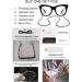 MARE AZZURO Oversized Reading Glasses for Women - Trendy Large Readers 0-6.0 Magnification - Stylish Black 2.0x - Buy Online on GoSupps.com