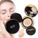 Water Bead Tricolor Latte Concealer Cushion Mzv Cushion Sweatproof Long-Lasting Moisturizing Concealer Light Brightening Cushion for Women All Skin Types (13# + 23#)