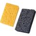 12Pcs Dish Sponge Non-Scratch Scrub Sponge Absorbent Kitchen Sponges Quick Foaming Dish Scrubber Pads for Effortless Cleaning Dishes Pots Pans Black - Buy Online on GoSupps.com
