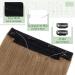 Elailite Secret Wire Hair Extension Invisible Headband With Clips One Piece Real Human Hair Straight (#06 Light Brown 18 Inch (95 g)) 18 Inch (95 g) #06 Light Brown - Buy Online on GoSupps.com