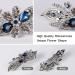 Dalababa Dark Blue Rhinestone Flower Hair Clips - Crystal Bridal Jewelry & Party Gifts - Buy Online on GoSupps.com
