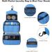 Cooja Hanging Toiletry Wash Bag with Hook & Handle - Sky Blue | Travel Gear Set for Men and Women | Includes 1 Toilet Bag + 2 Drawstring Bags - Buy Online on GoSupps.com