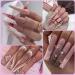 288PCS Nail Dual Forms for French Nails | Acrylic Nail Tips | 96PCS Duet System Sticker Silicone Reusable Pads | Manicure Extension Kit - 4 Styles, 12 Sizes - Buy Online on GoSupps.com