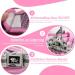 Reflective Cat Dishes with Leash - Adjustable Breakout-Proof Tableware Set for Cats & Small Dogs (Pink-Small) - Buy Online on GoSupps.com