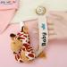 Personalized Baby Dummy Chain with Name | Custom Plush Toy Dummy Clips Adapter | Adjustable Soother Clip for Boys & Girls | Gray Pacifier Holder - Buy Online on GoSupps.com