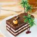 16 Pieces Green Palm Tree Cupcake Topper with Coconuts Cake Topper for Cake Decorations(5.5 inch-16 Pieces) - Buy Online on GoSupps.com