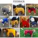 Buy Minezi Hundred Coat - High Collar Waterproof Dog Raincoat Set with Reflective Strips & Zippers - Large Navy Blue (Back Length: 42-45cm) - Perfect for All Dog Types - Buy Online on GoSupps.com