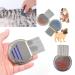 Buy Nissenkamm Lice Comb Set - Extra Fine 2-Piece Lice & Flea Removal for All Hair Types - Safe for Infants Children Adults & Pets - Buy Online on GoSupps.com