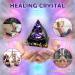 Crystal Pyramid Moonstone Amethyst Chakra Energy Tower - Nature Reiki Healing Jewelry - Buy Online on GoSupps.com