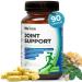 Wellnee Joint Support Supplement - Glucosamine Chondroitin MSM Boswellia & Turmeric - Relieves Joint Discomfort & Supports Flexibility - Wellknee Joint Support - 90 Capsules 30 Servings
