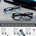 OLIVENA 2Pack Anti Blue Light Glasses - Black Square Oversized Thin Blue Light Blocking Glasses for Women Men - Reduce Eyestrain & UV Glare - Buy Online on GoSupps.com
