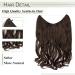 Sego 50cm Secret Hair Extensions - Invisible Wire Wavy Dark Brown & Light Brown Mix - Flawless Tresse Hair for Effortless Glam - Buy Online on GoSupps.com