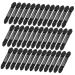 FOYTOKI 100pcs Women Eyeshadow Brush Small Eyeshadow Blending Brush Eye Makeup Sponge Makeup Brushes Black